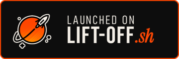 LiftOff launch badge